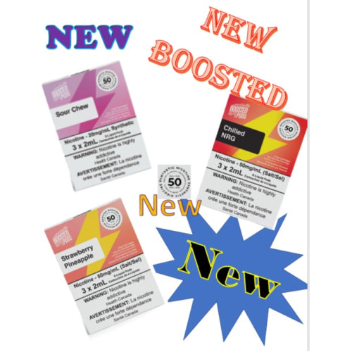 Boosted Pods STLTH S Compatible - Synthetic 20mg Nicotine *Excise Tax*
