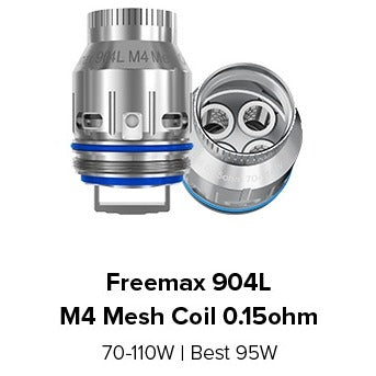 Freemax 904L M4 Mesh 0.15ohm Coils (For M Pro 2 & M Pro tanks)