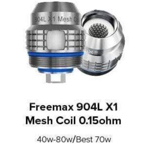 Freemax 904L X1 mesh coils 0.15ohm