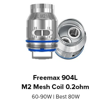 Freemax 904L M2 Mesh 0.2ohm Coils (For M Pro 2 & M Pro tanks)